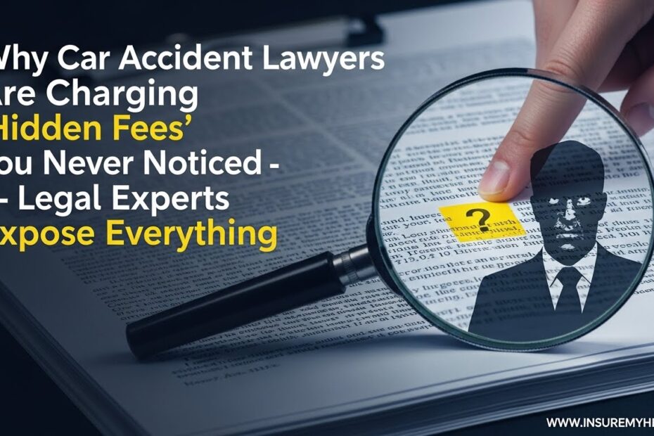 Discover the shocking truth about hidden fees charged by car accident lawyers in the UK, USA, Canada, Australia, and Switzerland. Learn how these fees work, why they’re often undisclosed, and how to protect yourself before signing a legal agreement.