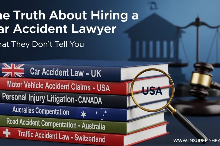 Learn the real cost, process, challenges, and hidden details of hiring a car accident lawyer in the UK, USA, Canada, Australia, and Switzerland. A complete professional guide revealing what law firms rarely disclose.