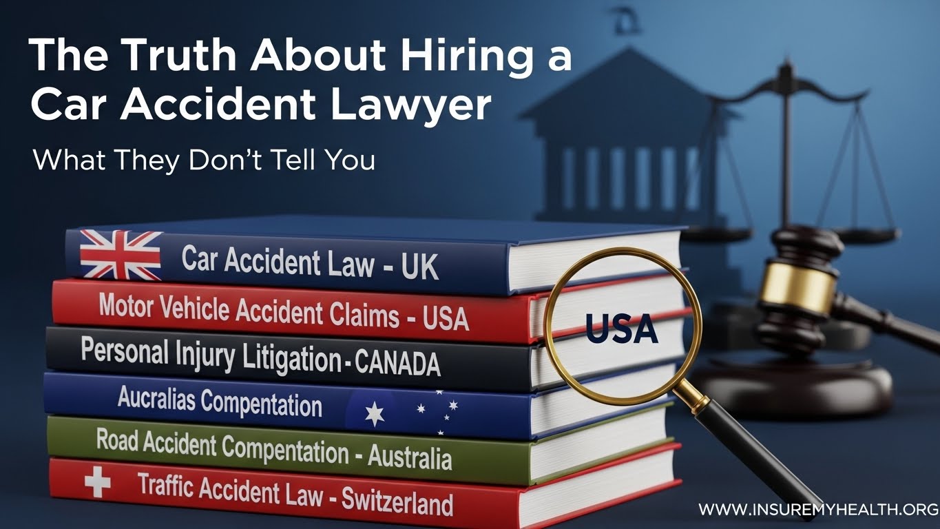Learn the real cost, process, challenges, and hidden details of hiring a car accident lawyer in the UK, USA, Canada, Australia, and Switzerland. A complete professional guide revealing what law firms rarely disclose.